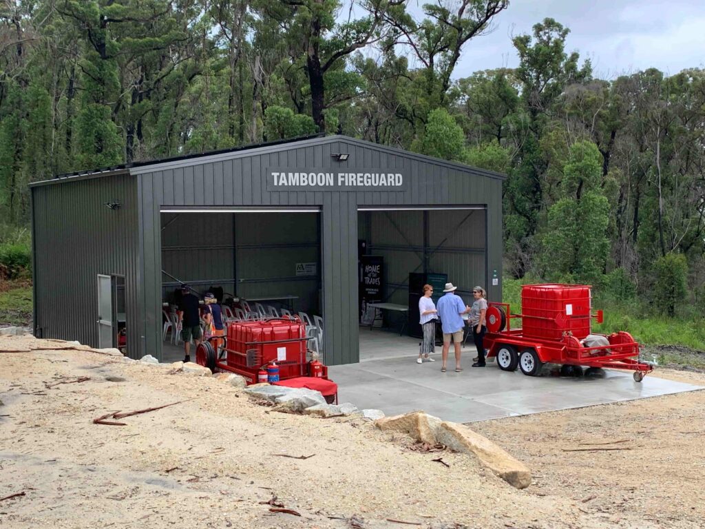 Tamboon off-grid bushfire emergency Fireshed