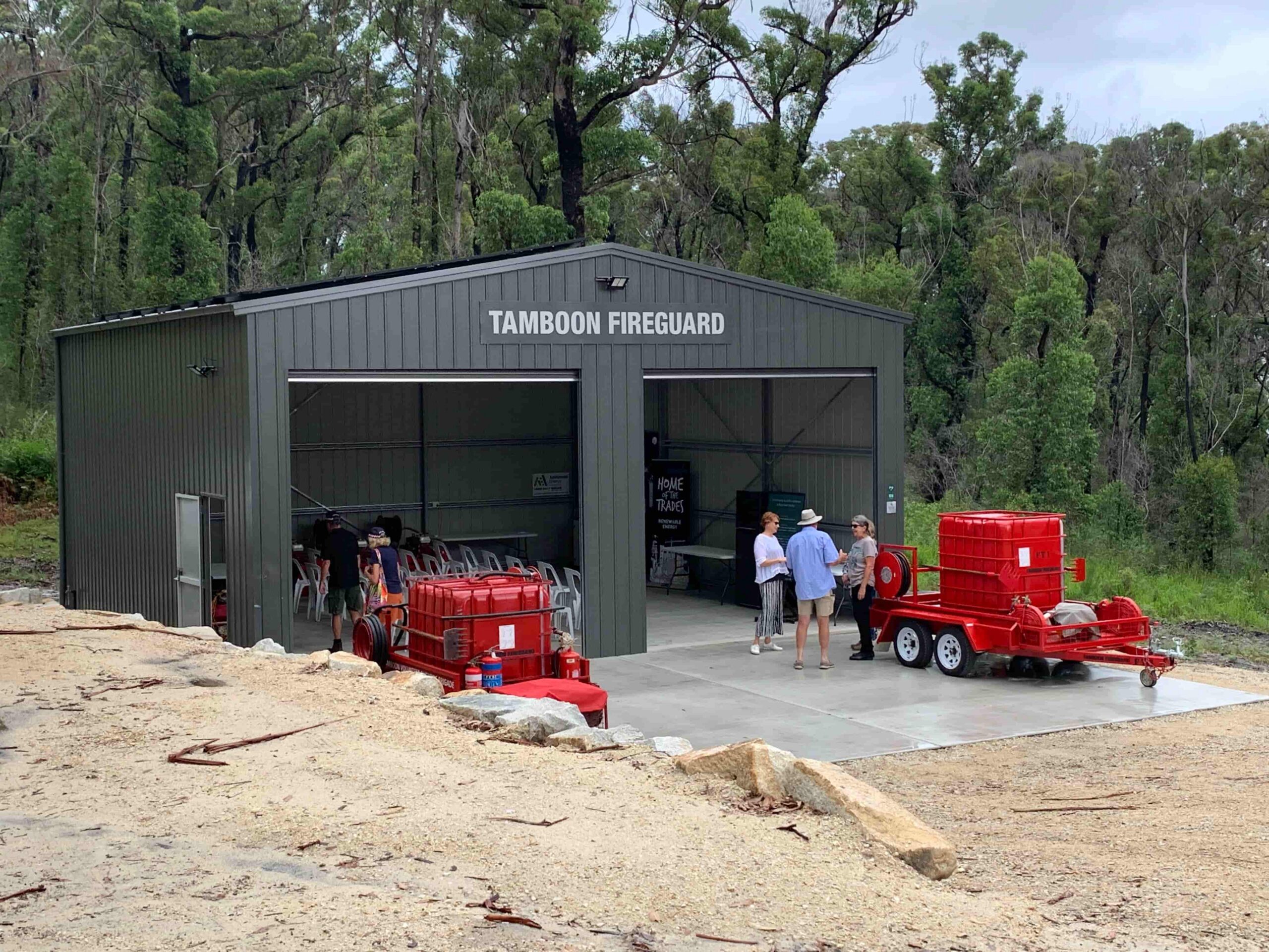 Tamboon off-grid bushfire emergency Fireshed