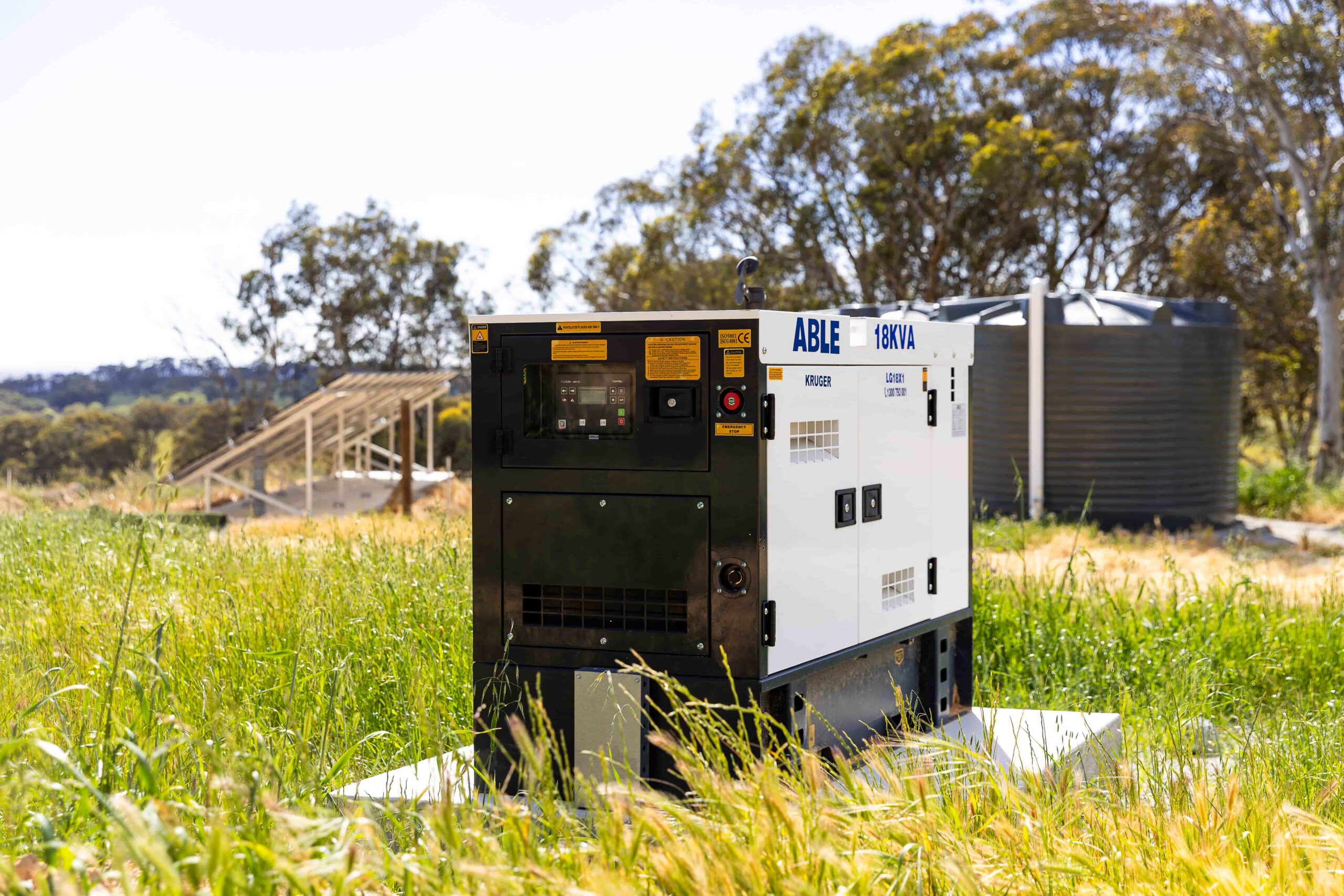 Generator on Off-Grid Site