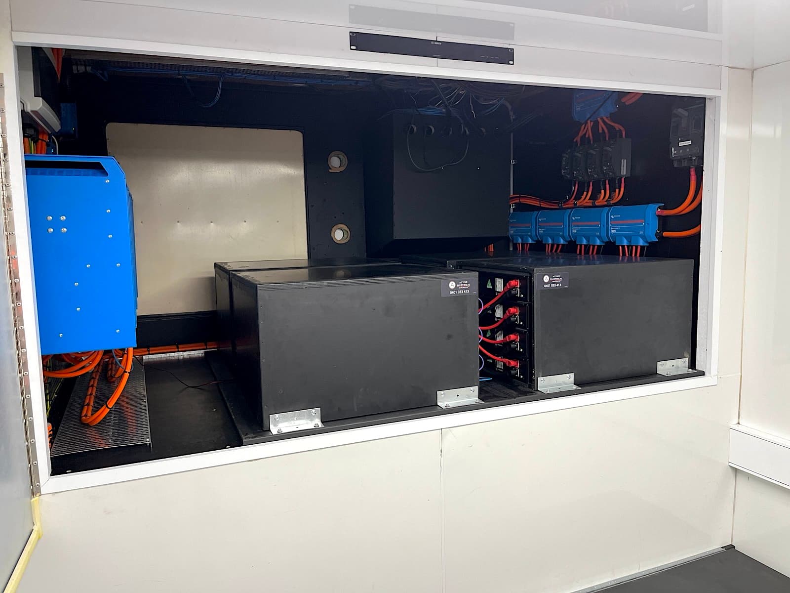 Energy Storage in Mobile Command Trailer